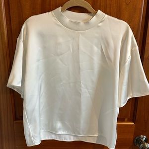 Zara white blouse